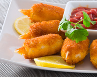 Pinces de crabe panées