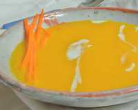 Crème de carotte coco gingembre
