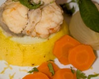 Lotte aux deux coriandres et au cédrat