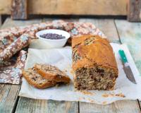 Déliceiux cake au gout de banane moucheté de chocolat