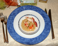 Homard sur quinoa façon Risotto