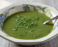 Potage de poireaux et oseille