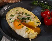 Pommes de terre farcies à l'oeuf