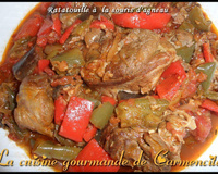 Ratatouille à la souris d'agneau