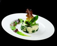 Purée au mascarpone et aux épinards