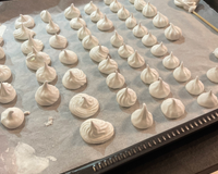 Meringues blanches et moelleuses