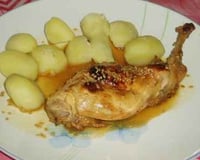 Cuisses de lapin marinées au citron et miel