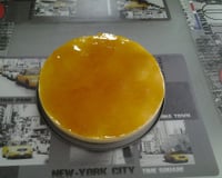 Bavarois Poire-vanille-rhum