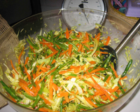 Recette exotique pour une entrée, composée de légumes de saison et simple à faire.
