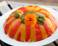 Timbale de poisson aux poivrons