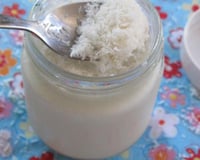 Yaourt fondant à la noix de coco