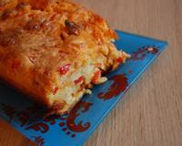 Un cake ? Trés classique ! Trop classique ? Pas de tout ! Rien de mieux pour des petites bouchées apéritives ! explosion de saveurs assurée!