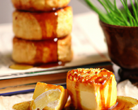 Croustillant de chèvre au Miel du Gatinais