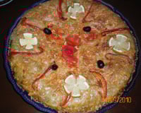 Cornet de crêpes épicé au poulet et curry vert