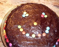 Gâteau anniversaire au chocolat