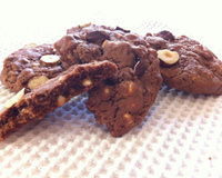 Cookies double choco-noisette