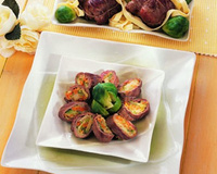 Paupiette de bœuf aux choux de Bruxelles