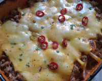 Gratin chili con carne maison