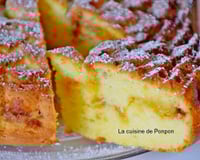 Gâteau au yaourt à la confiture de clémentine corse et agrumes confits
