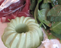 Pannacotta salée aux petits pois