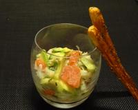 Une verrine aux notes exotiques, à servir bien fraîche.