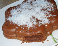 Gâteau très simple à réaliser.Chocolat et noix de coco.