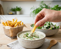 Pour changer de la mayo : la recette de cette sauce incontournable pour vos salades et vos frites