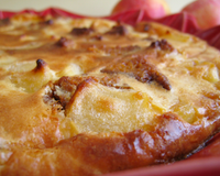 Clafoutis aux pommes et au pain d'épices