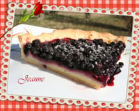 Tarte aux myrtilles économique