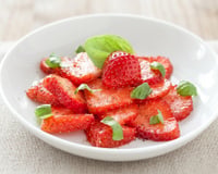 Carpaccio de fraises facile