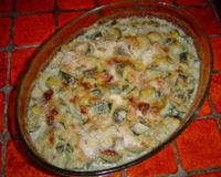 Courgettes au roquefort