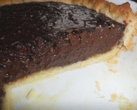 Tarte au chocolat..