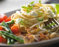 Pâtes Philadelphia aux légumes