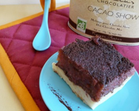 Un flan gourmand, fort en fruits et doux en chocolat