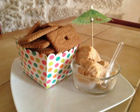 Glace aux spéculoos maison sans sorbetière