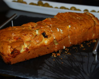 Cake à la feta et tomates confites