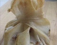 Brick chèvre lardons miel