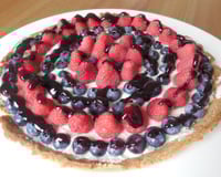 Tarte aux fruits rouges et mascarpone