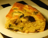 Cake surimi courgettes