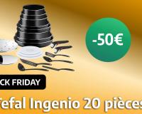 Black Friday : le prix de la batterie de cuisine Tefal Ingenio 20 pièces a chuté, ne manquez pas cette offre !