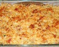 Un délicieux gratin de pâte, faits par ma maman dans mon enfance.
