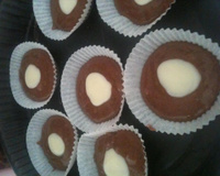 Muffins aux 2 chocolats maison