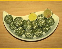 Billes de raisin au Chavroux et ciboulette