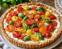 Cette tarte salée sans cuisson au four, prête en 15 minutes chrono, va devenir votre favorite de l'été