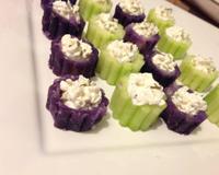 Petite bouchées apéritives fraîche et fromagère.