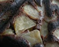 Gâteau choco-pommes sans œufs