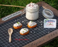 Tartinade de maquereau aux baies roses