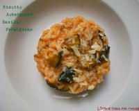 Risotto aux aubergines
