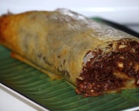 Croustillant de bûche au chocolat à la pâte Filo
