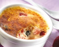 Fruits rouges gratinés au sabayon de Philadelphia